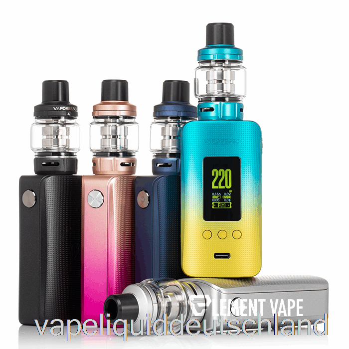 Vaporesso Gen 200 220 W Starterkit Black Vape Deutschland